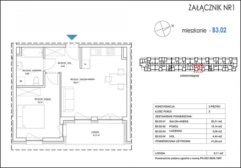 Mieszkanie B3.02